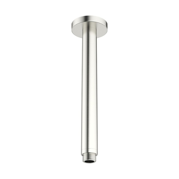 Product Cut out image of the Crosswater MPRO Brushed Stainless Steel Ceiling Mounted Shower Arm